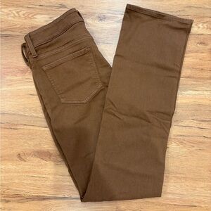 NEW W/O TAGS: NYDJ Marilyn Straight (size 8) Brown Jeans